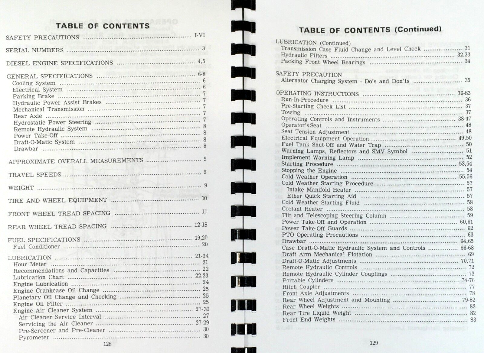 Case 1175 Tractor Operators Owners Manual Maintenance Book Lubrication More - Image 2