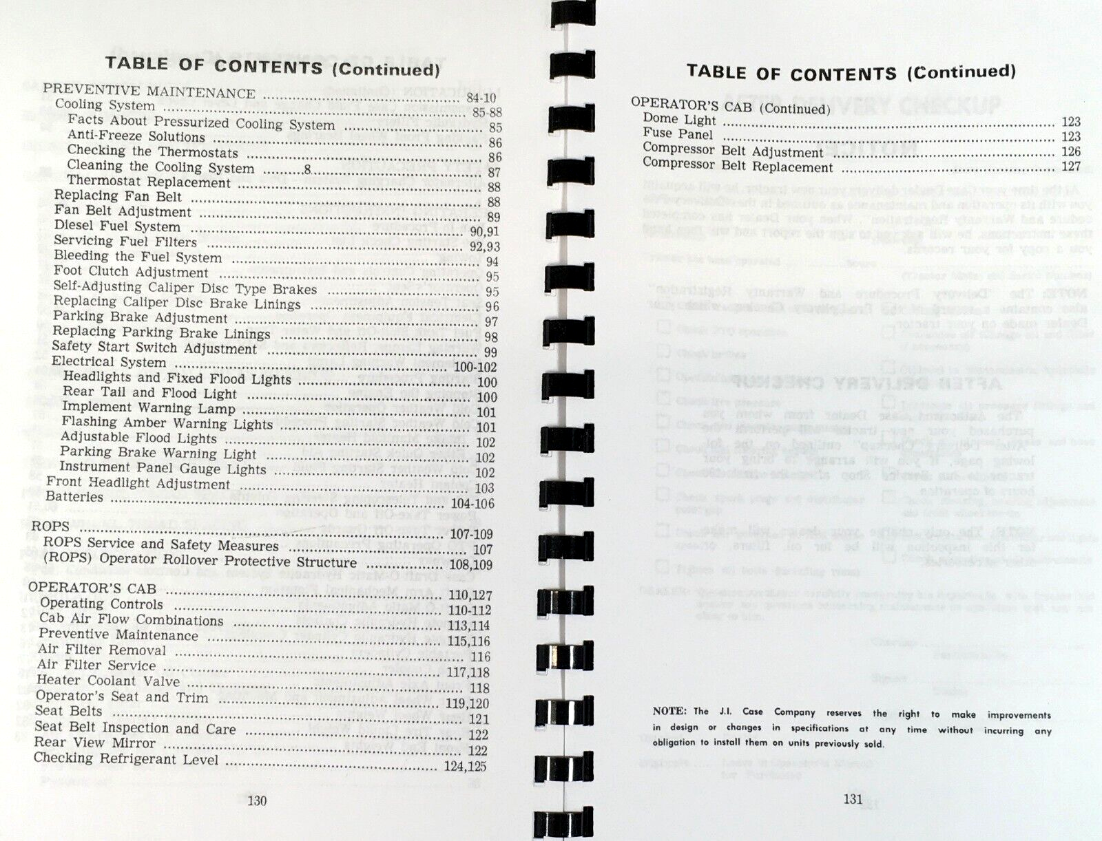 Case 1175 Tractor Operators Owners Manual Maintenance Book Lubrication More - Image 3