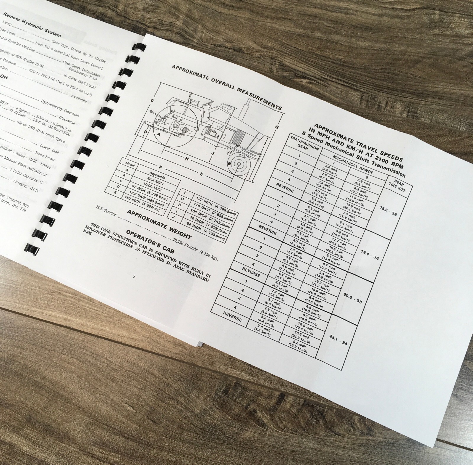 Case 1175 Tractor Operators Owners Manual Maintenance Book Lubrication More - Image 6