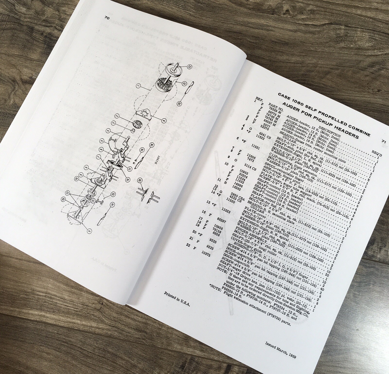 Case 1060 Self Propelled Combine Parts Manual Catalog Book Assembly Schematic - Image 5