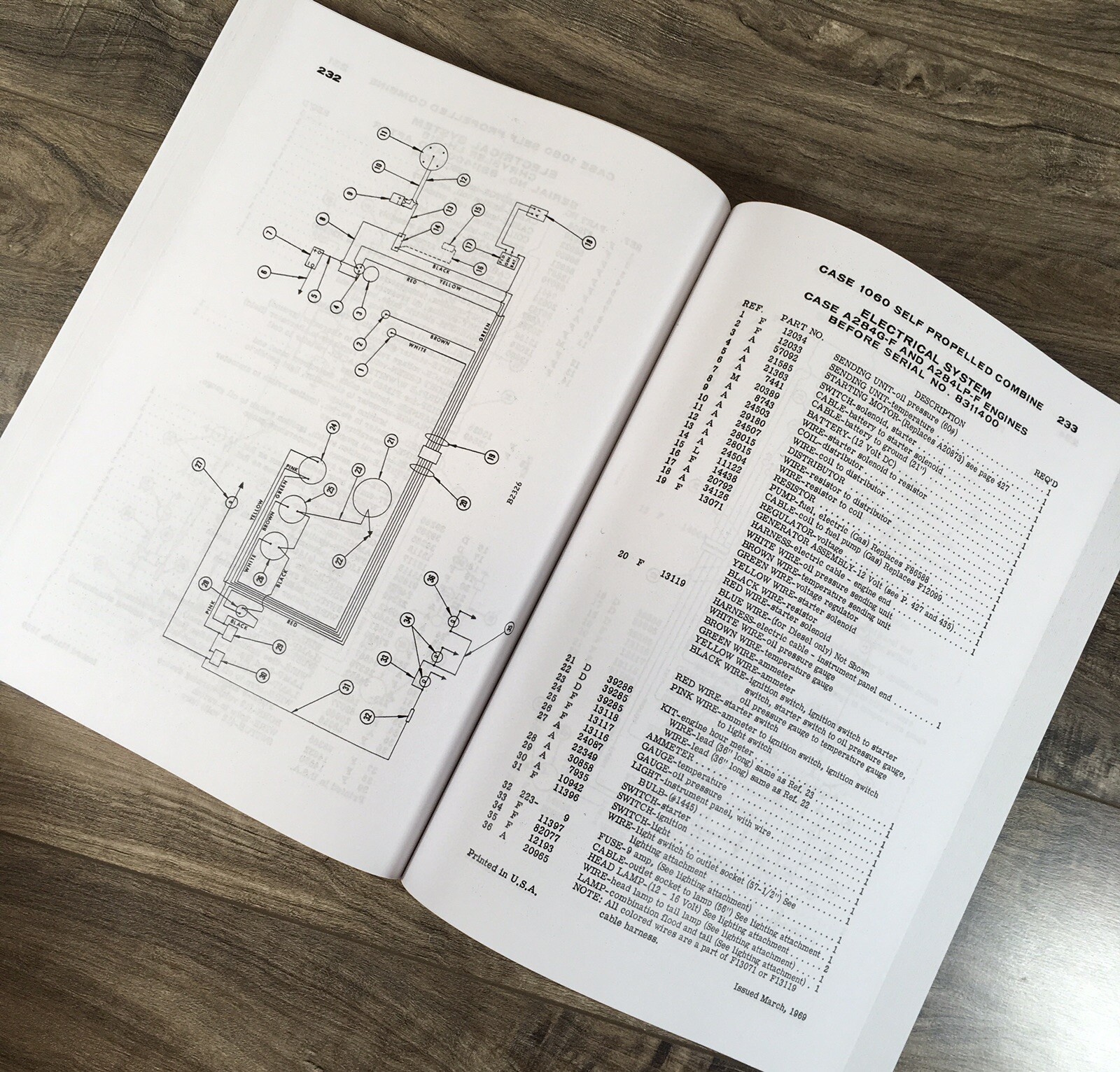 Case 1060 Self Propelled Combine Parts Manual Catalog Book Assembly Schematic - Image 6