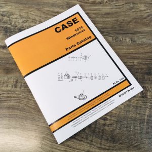 Case 1075 Windrower Parts Manual Catalog Book Assembly Schematic Exploded Views