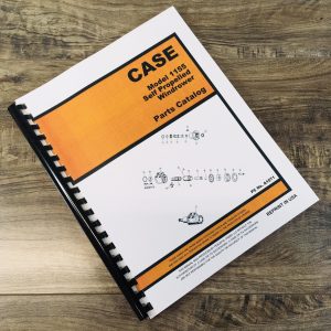 Case 1155 Self Propelled Windrower Parts Manual Catalog Book Assembly Schematic