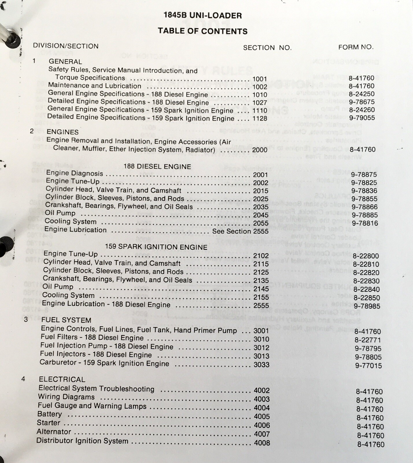Case 1845B Skidsteer Service Manual Parts Catalog Operators Owners Repair Set - Image 3