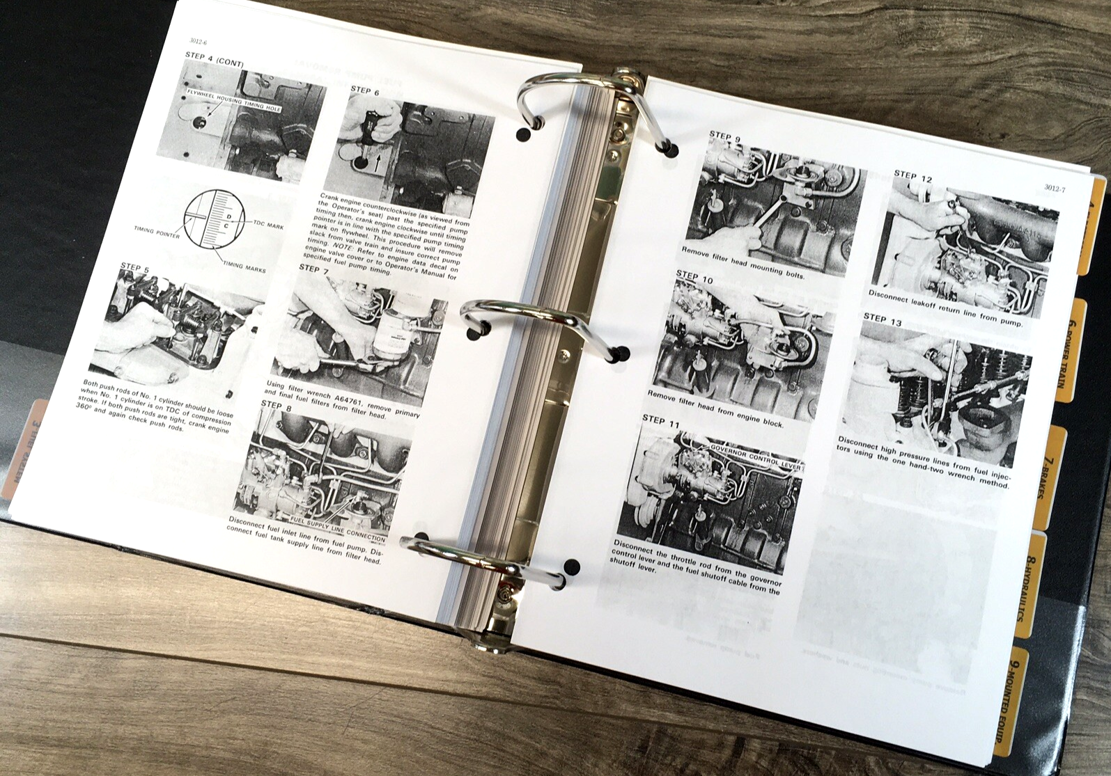 Case 1845B Skidsteer Service Manual Parts Catalog Operators Owners Repair Set - Image 8