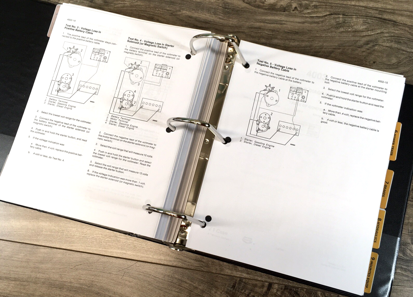 Case 1845B Skidsteer Service Manual Parts Catalog Operators Owners Repair Set - Image 9
