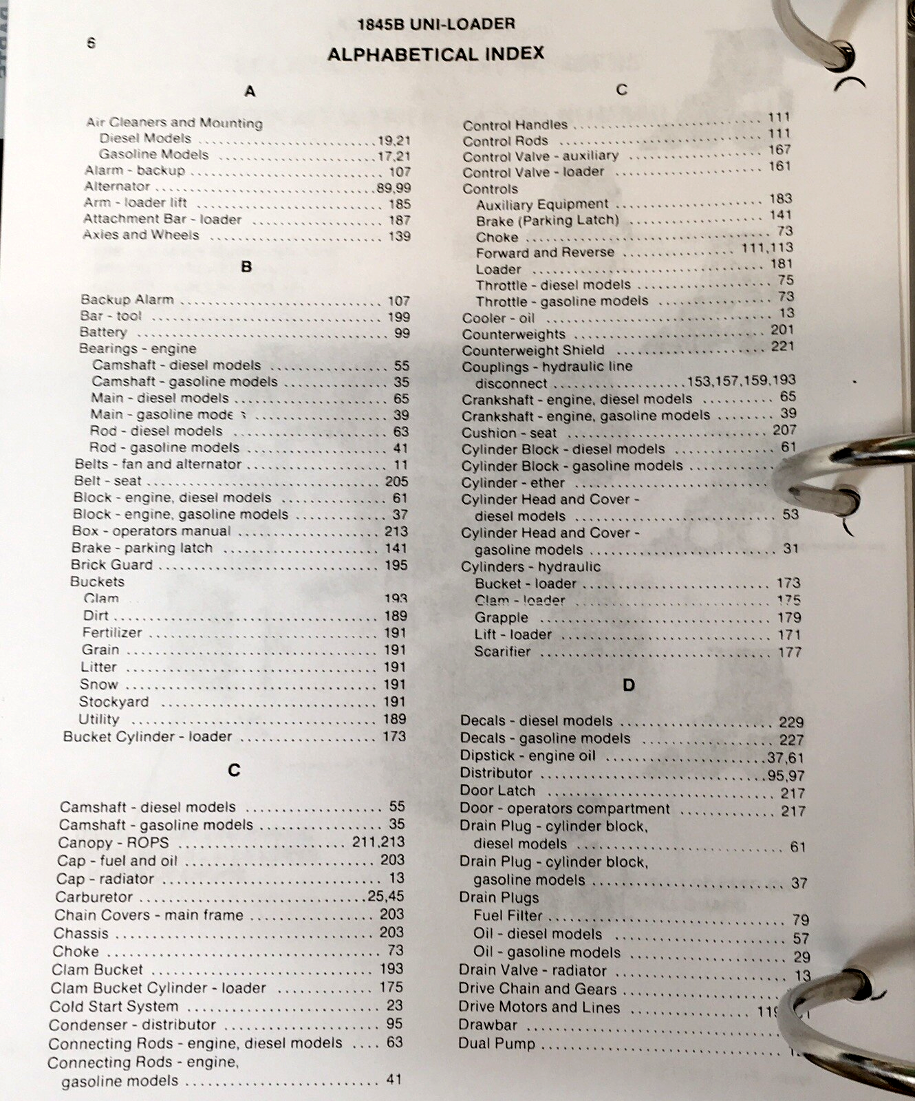 Case 1845B Skidsteer Service Manual Parts Catalog Operators Owners Repair Set - Image 13
