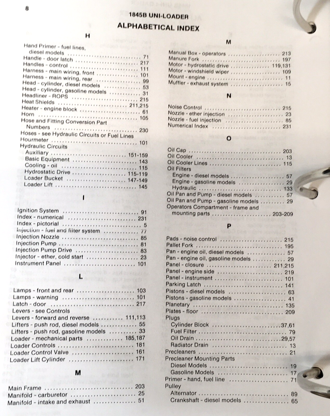 Case 1845B Skidsteer Service Manual Parts Catalog Operators Owners Repair Set - Image 15