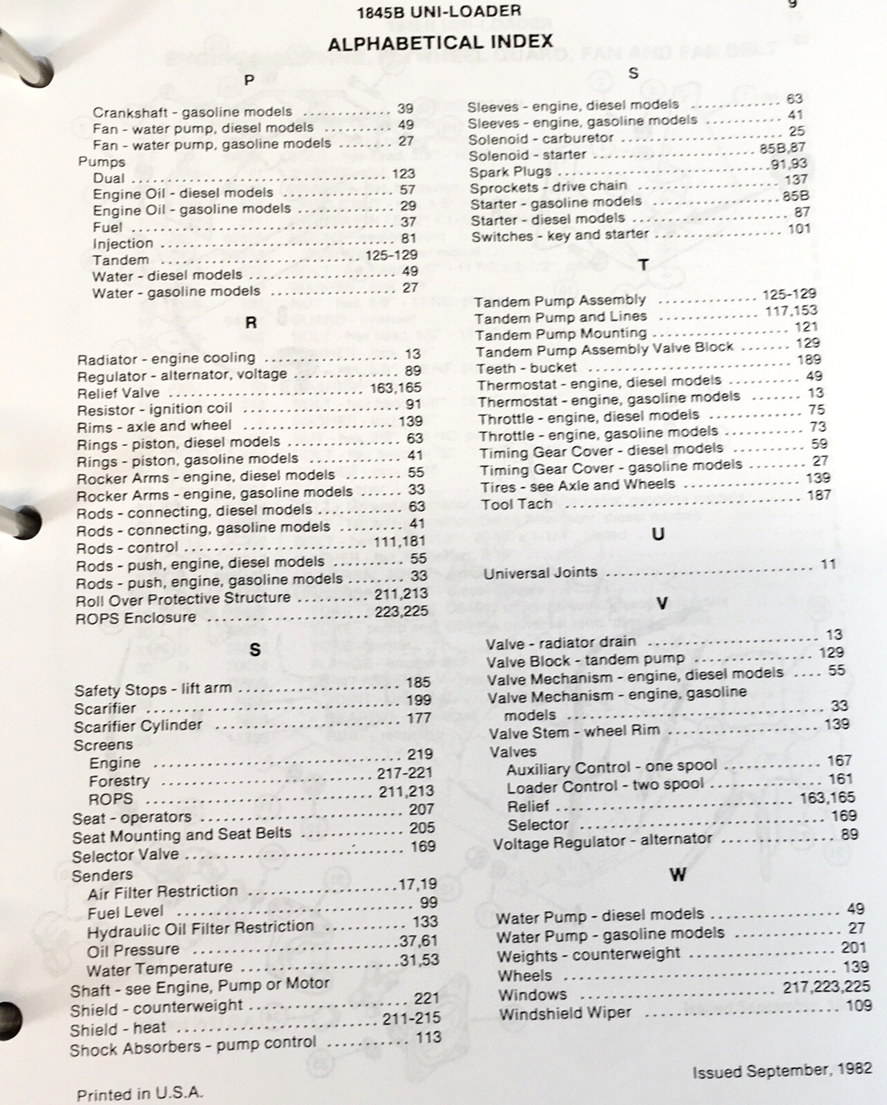 Case 1845B Skidsteer Service Manual Parts Catalog Operators Owners Repair Set - Image 16