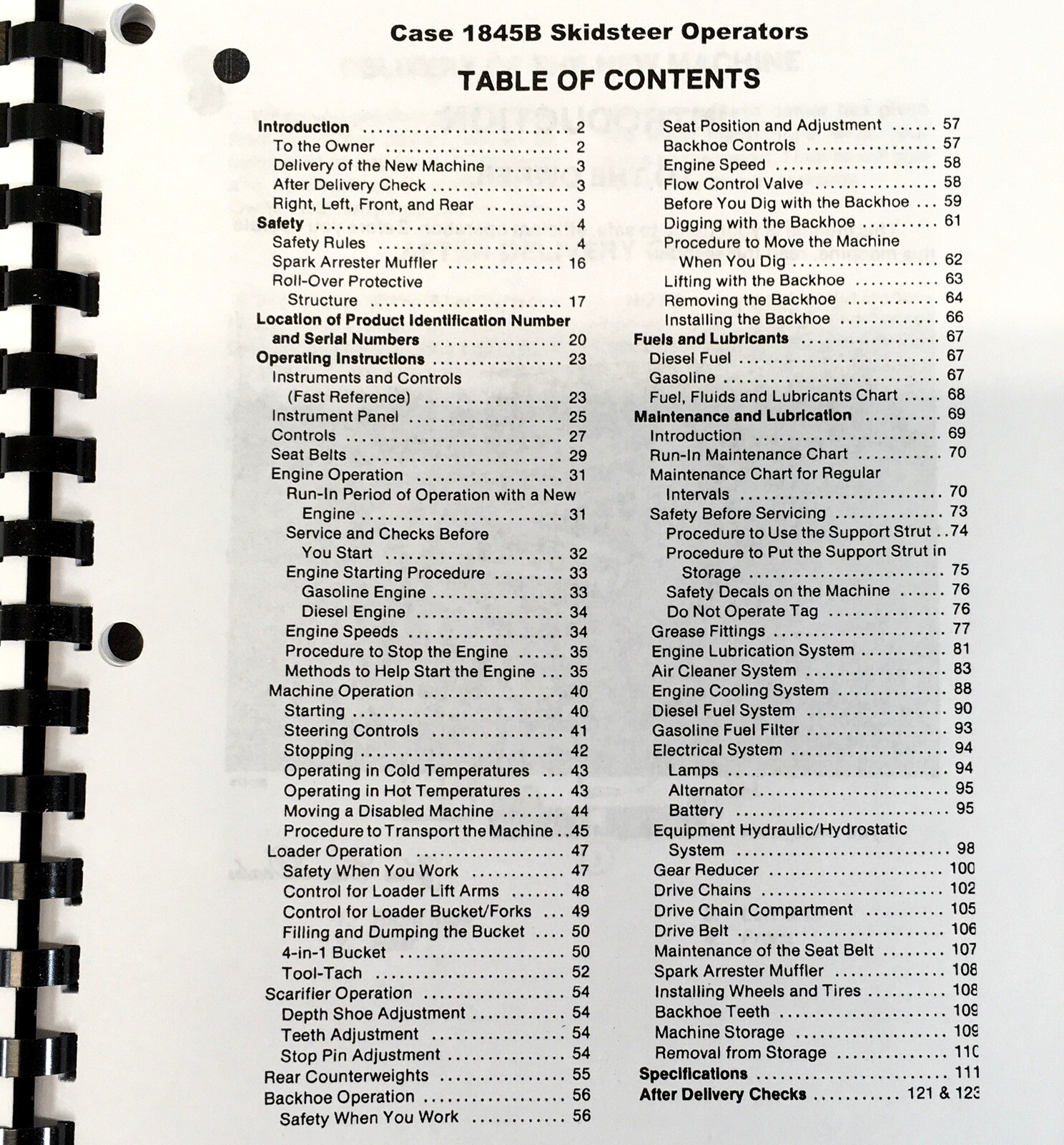 Case 1845B Skidsteer Service Manual Parts Catalog Operators Owners Repair Set - Image 21