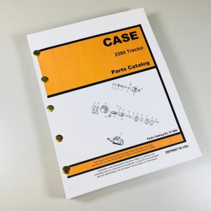 Case 2394 Tractor Parts Manual Assembly Catalog Exploded Views Schematic Book