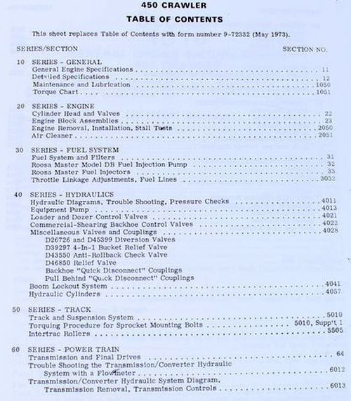 Case 33 Backhoe 450 Crawler Loader Dozer 188 Diesel Engine Service Parts Manual Before-3038436 - Image 2