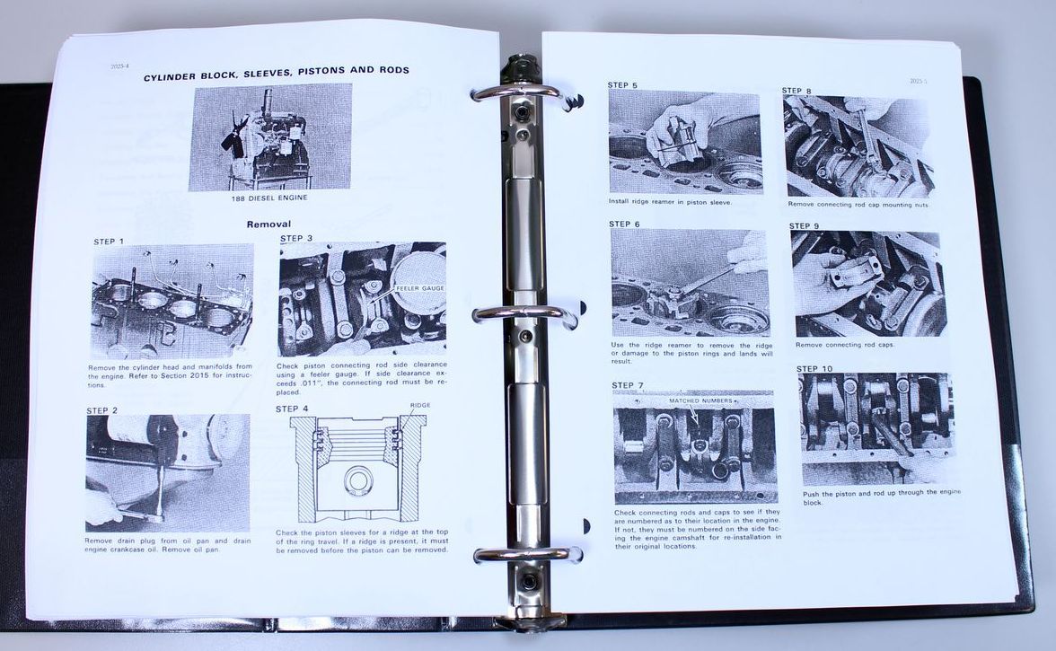 Case 33 Backhoe 450 Crawler Loader Dozer 188 Diesel Engine Service Parts Manual Before-3038436 - Image 4