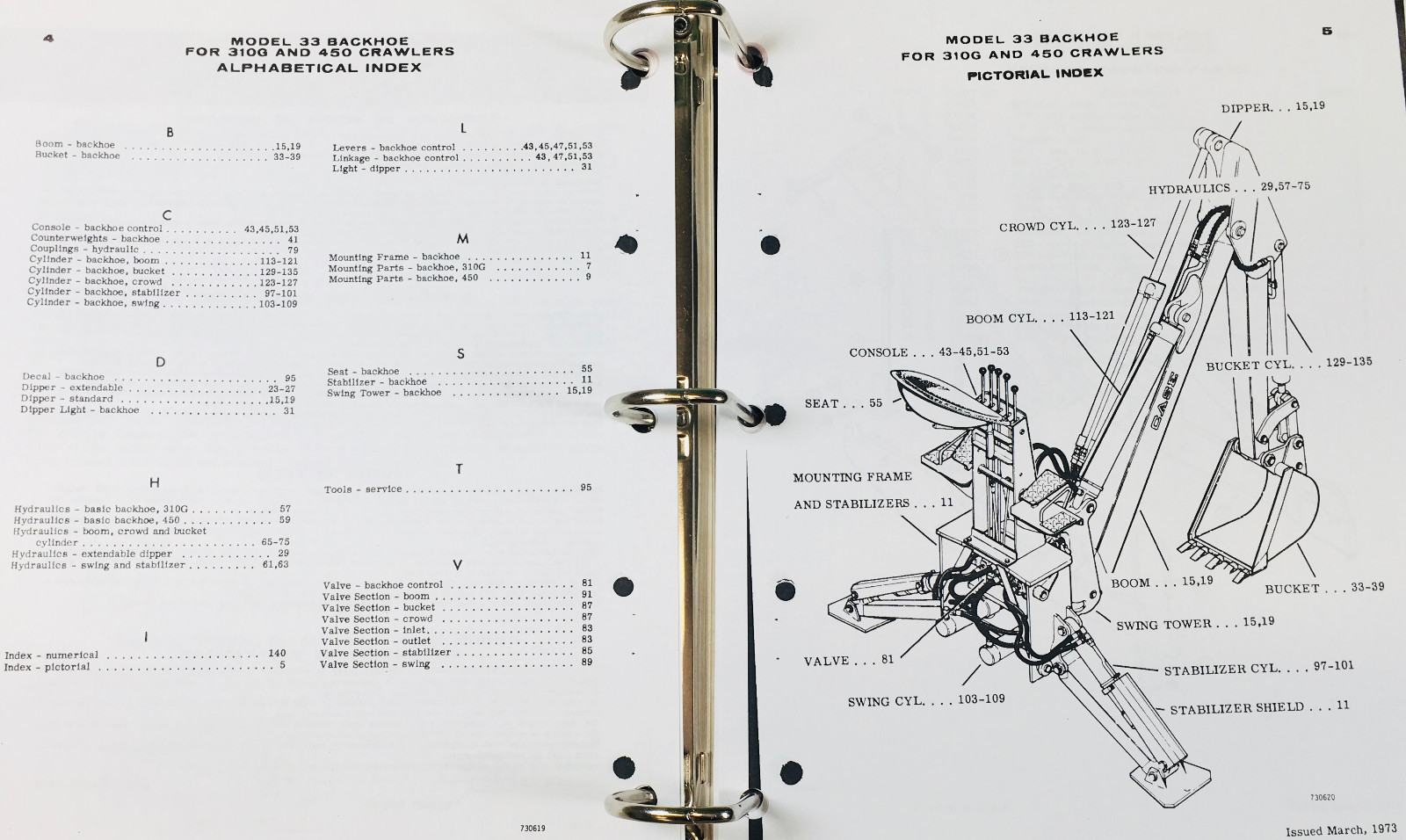 Case 33 Backhoe 450 Crawler Loader Dozer 188 Diesel Engine Service Parts Manual Before-3038436 - Image 11