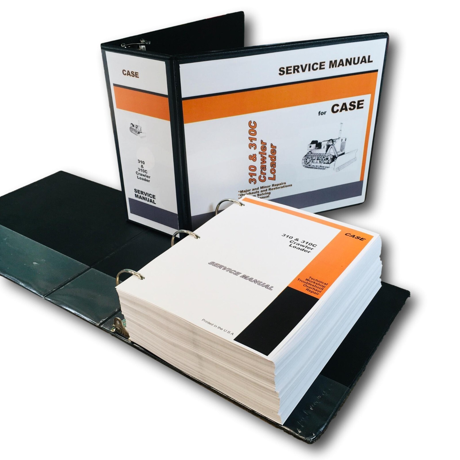 Case 310 310C Crawler Dozer 210B 310 Wheel Tractor Loader Service Manual Book