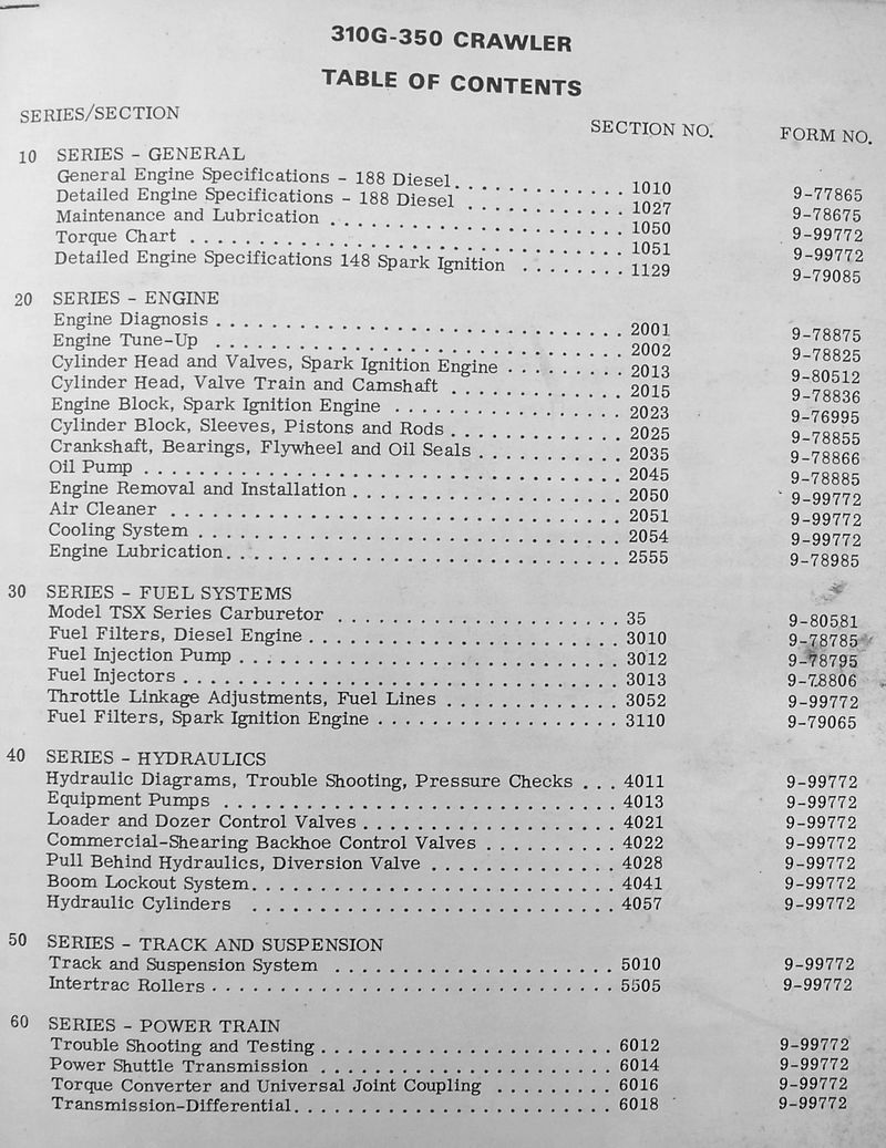 Case 350 Crawler Tractor Dozer Service Repair Manual Parts Catalog Shop Books - Image 2