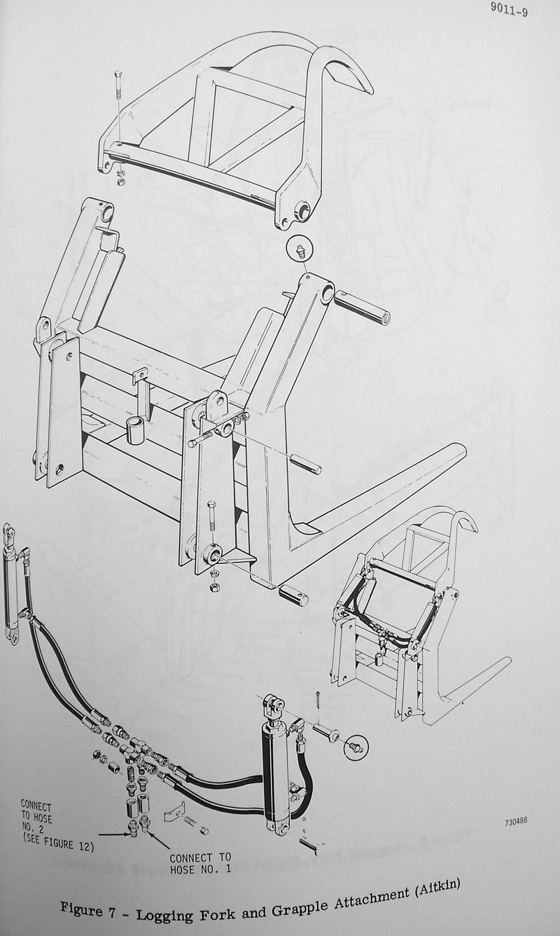 Case 350 Crawler Tractor Dozer Service Repair Manual Parts Catalog Shop Books - Image 7