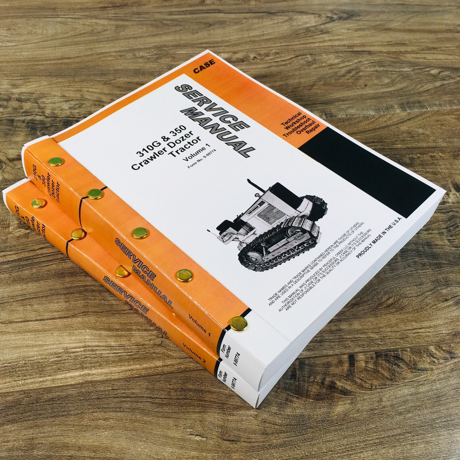 Case 310G 350 Crawler Dozer Loader Service Repair Manual Technical Shop Book - Image 2