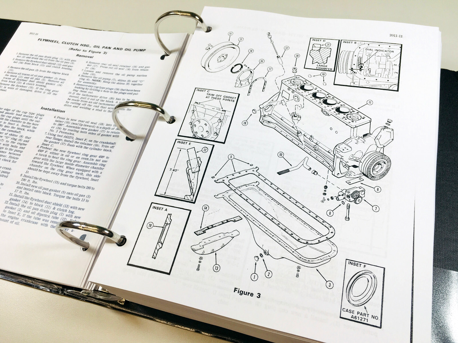 Case 2470 Tractor Service Manual Parts Catalog Shop Repair Book Overhaul Set - Image 10