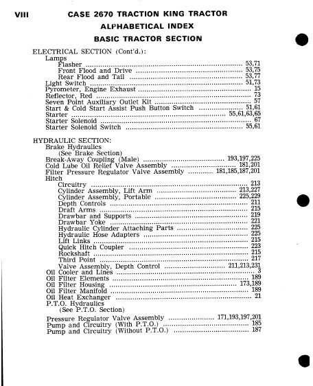Case 2670 Traction King Tractor Parts Manual Assembly Catalog Exploded Views - Image 6