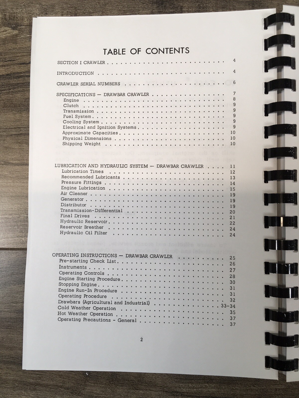 Case 310D Crawler Dozer Loader Operators Manual Owner Book Maintenance Bulldozer - Image 2