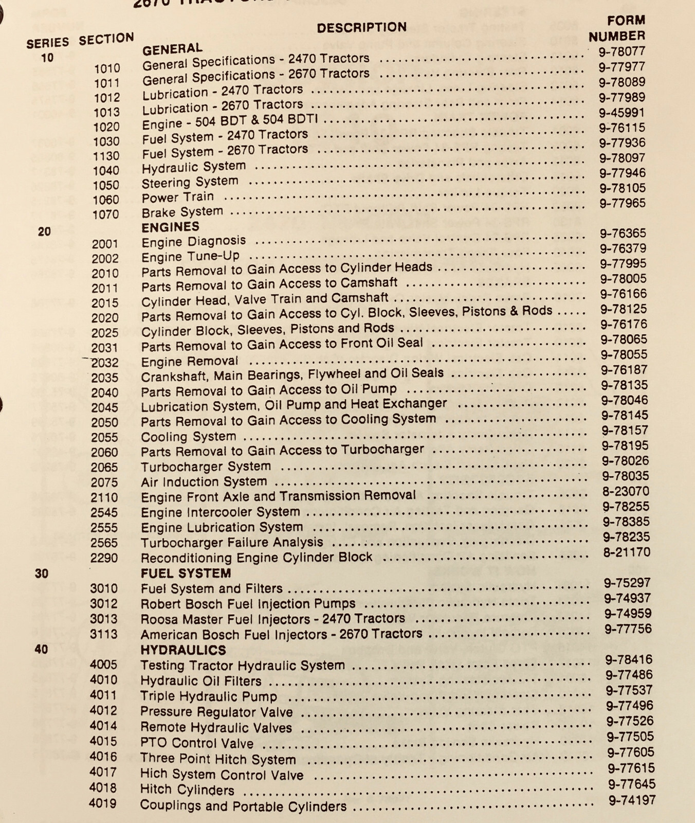 Case 2470 2670 Tractor Service Manual Repair Shop Technical Book Workshop - Image 3