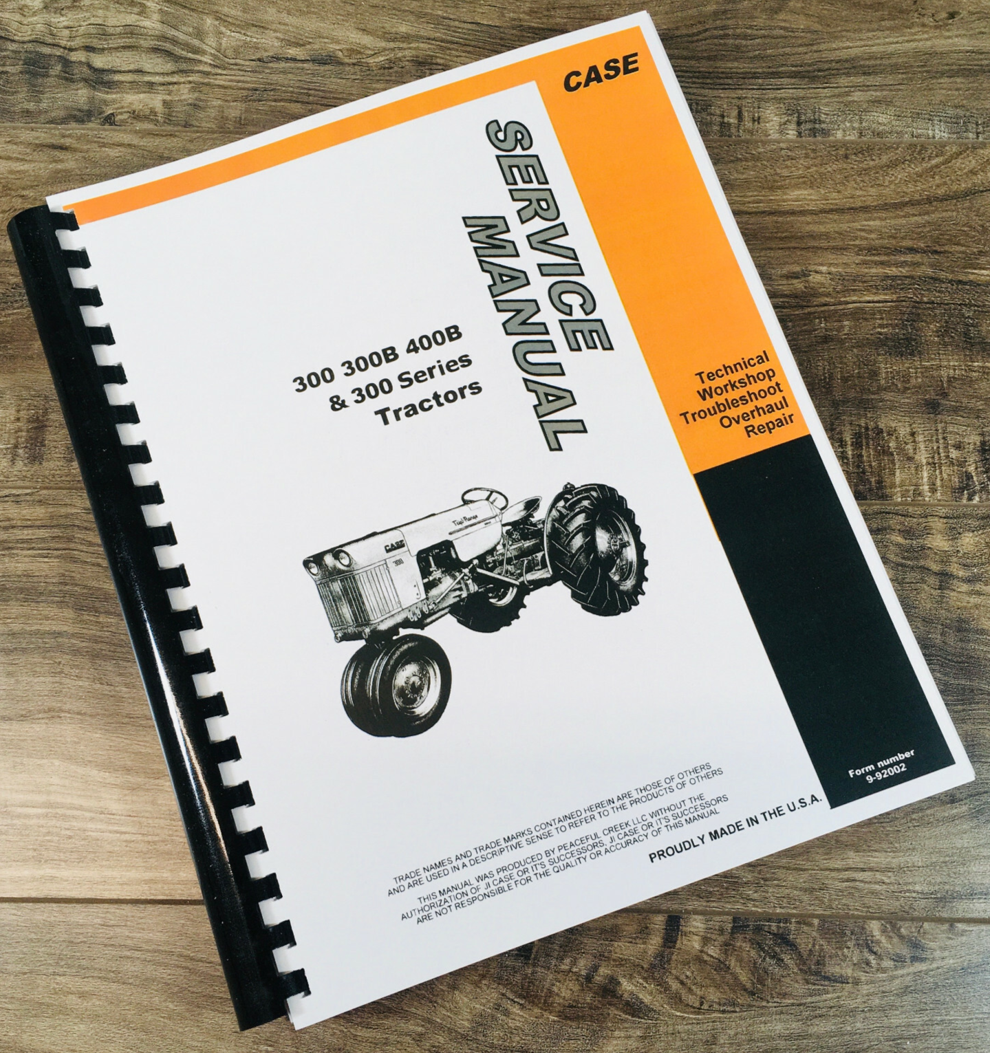 Case 300 300B Diesel Utility Tractors Service Manual Repair Shop Technical
