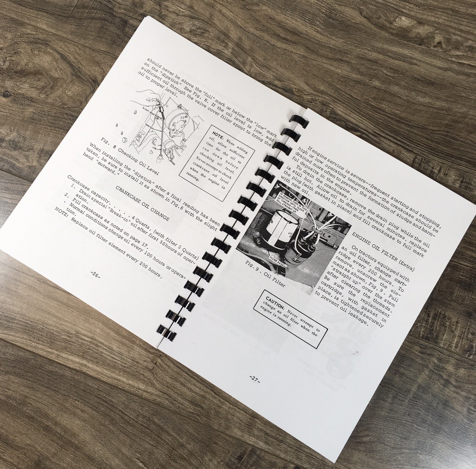 Case 320 Ck Wheel Loader Operators Manual Owners Book Maintenance Adjustments - Image 5