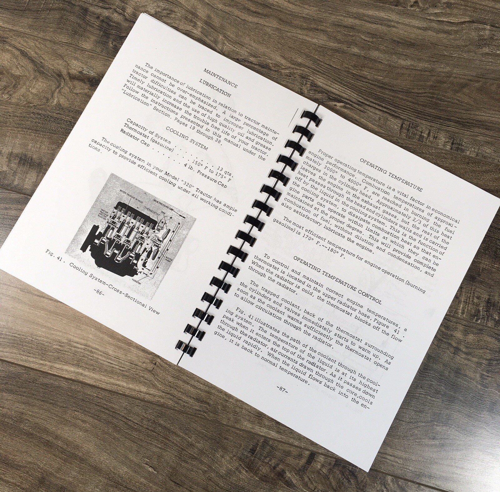 Case 320 Ck Wheel Loader Operators Manual Owners Book Maintenance Adjustments - Image 7
