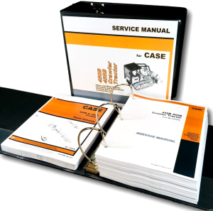 Case 450B Crawler Tractor Service Manual Parts Catalog Repair Shop Set Book