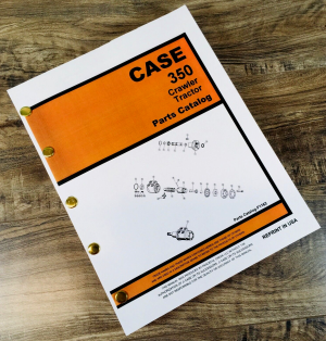 Case 350 Crawler Tractor Dozer Parts Manual Catalog Exploded Views Numbers
