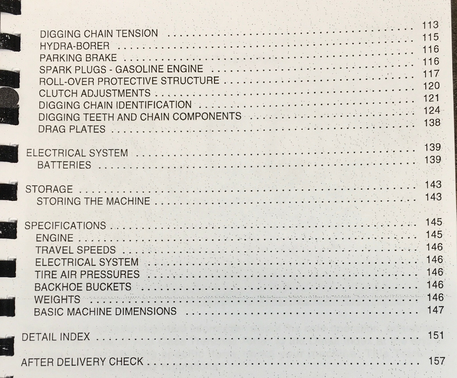 Case 360 Trencher Operators Manual Owners Book Maintenance Also Backhoe Attach - Image 4