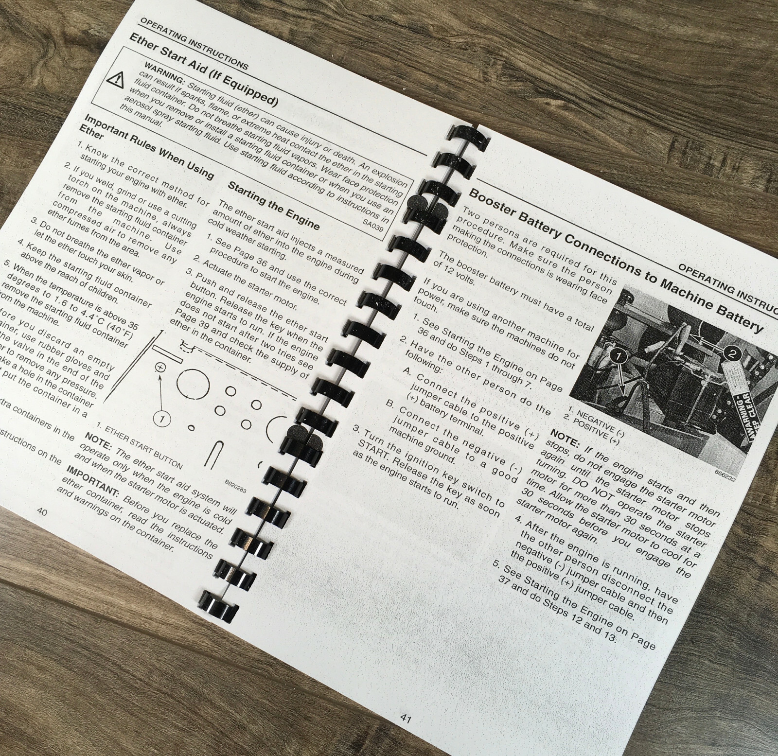 Case 360 Trencher Operators Manual Owners Book Maintenance Also Backhoe Attach - Image 7
