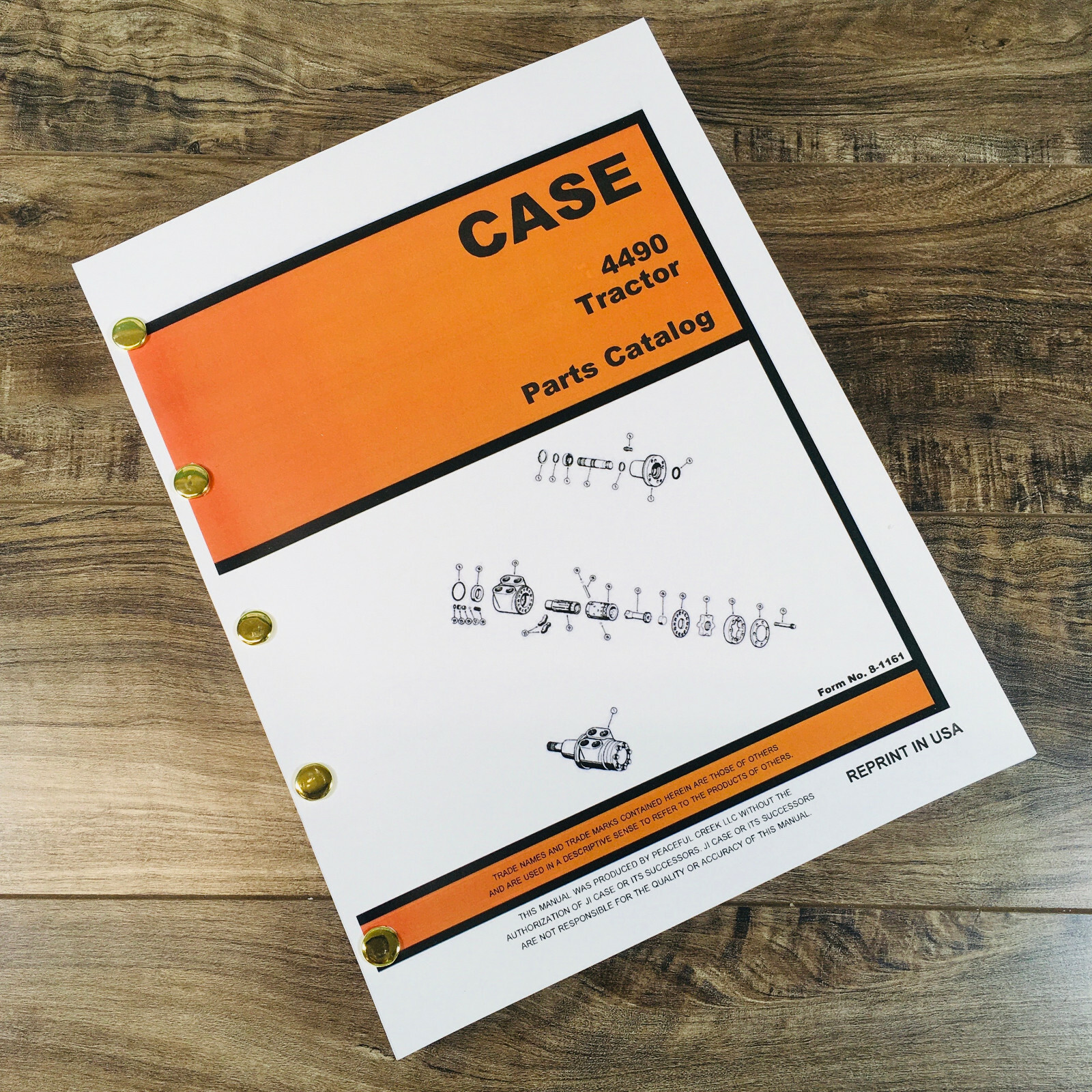 Case 4490 Tractor Parts Manual Catalog Book Assembly Schematic Exploded Views