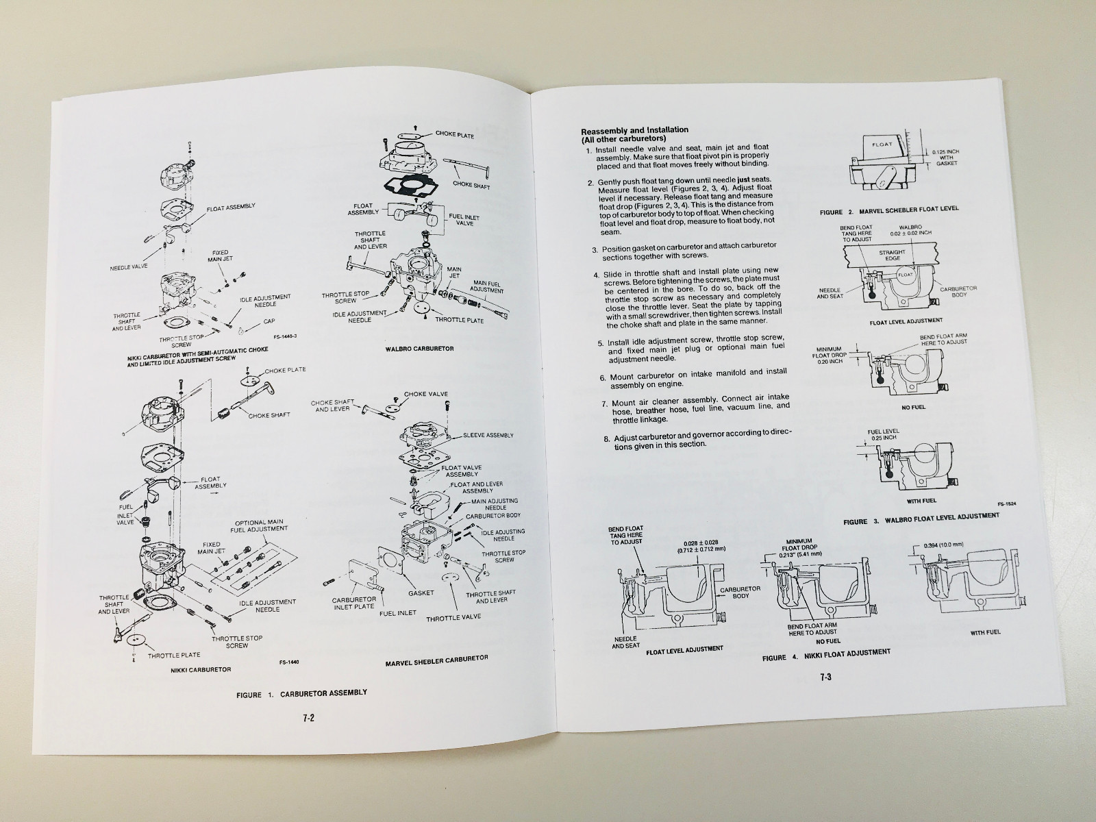 Case 448 Garden Tractor Onan B48M 18Hp Engine Service Parts Manual Catalog Set - Image 4