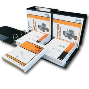Case 4490 Tractor Service Manual Parts Catalog Repair Shop Set Book