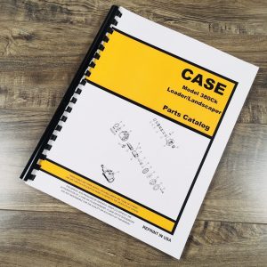 Case 380 380Ck 380Ll Loader Landscaper Tractor Backhoe Parts Manual Catalog Book