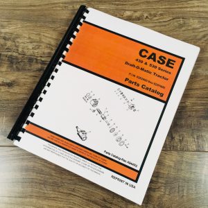 Case 430 530 Draft-O-Matic Tractor Parts Manual Catalog Pin 8262800 Thru 8297800