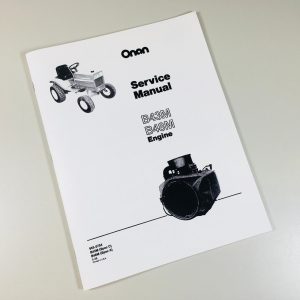 Case 448 Garden Tractor Onan B48M 18Hp Engine Service Repair Manual Overhaul