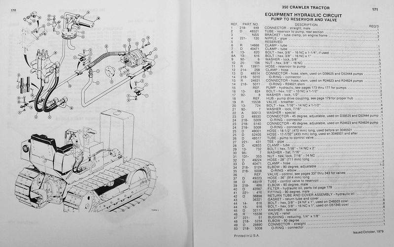 Case 350 Crawler Tractor Dozer Service Repair Manual Parts Catalog Shop Books - Image 8