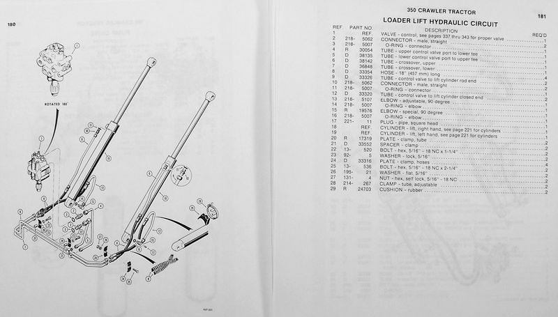 Case 350 Crawler Tractor Dozer Service Repair Manual Parts Catalog Shop Books - Image 9