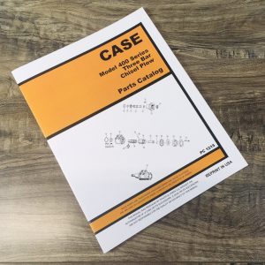 Case 400 Series 400T 400M Three Bar Chisel Plow Parts Manual Catalog Assembly