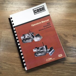 Case 450 Crawler Loader Dozer Operators Manual Owners Book S/N Prior To 3038436