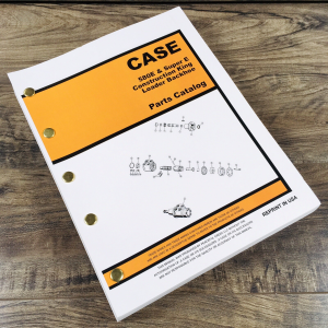 Case 580E 580Se 580 Super E Loader Backhoe Parts Assembly Manual Catalog Book
