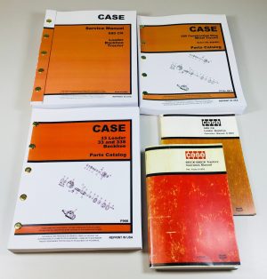 Case 580Ck Tractor Loader Backhoe Service Parts Operators Manuals Owners Ck