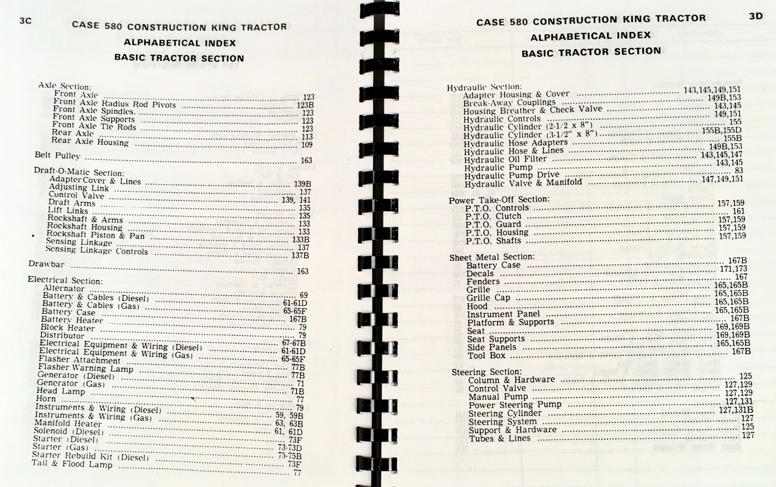 Case 580Ck 580 Ck Tractor For Loader Backhoe Parts Manual Catalog - Image 3