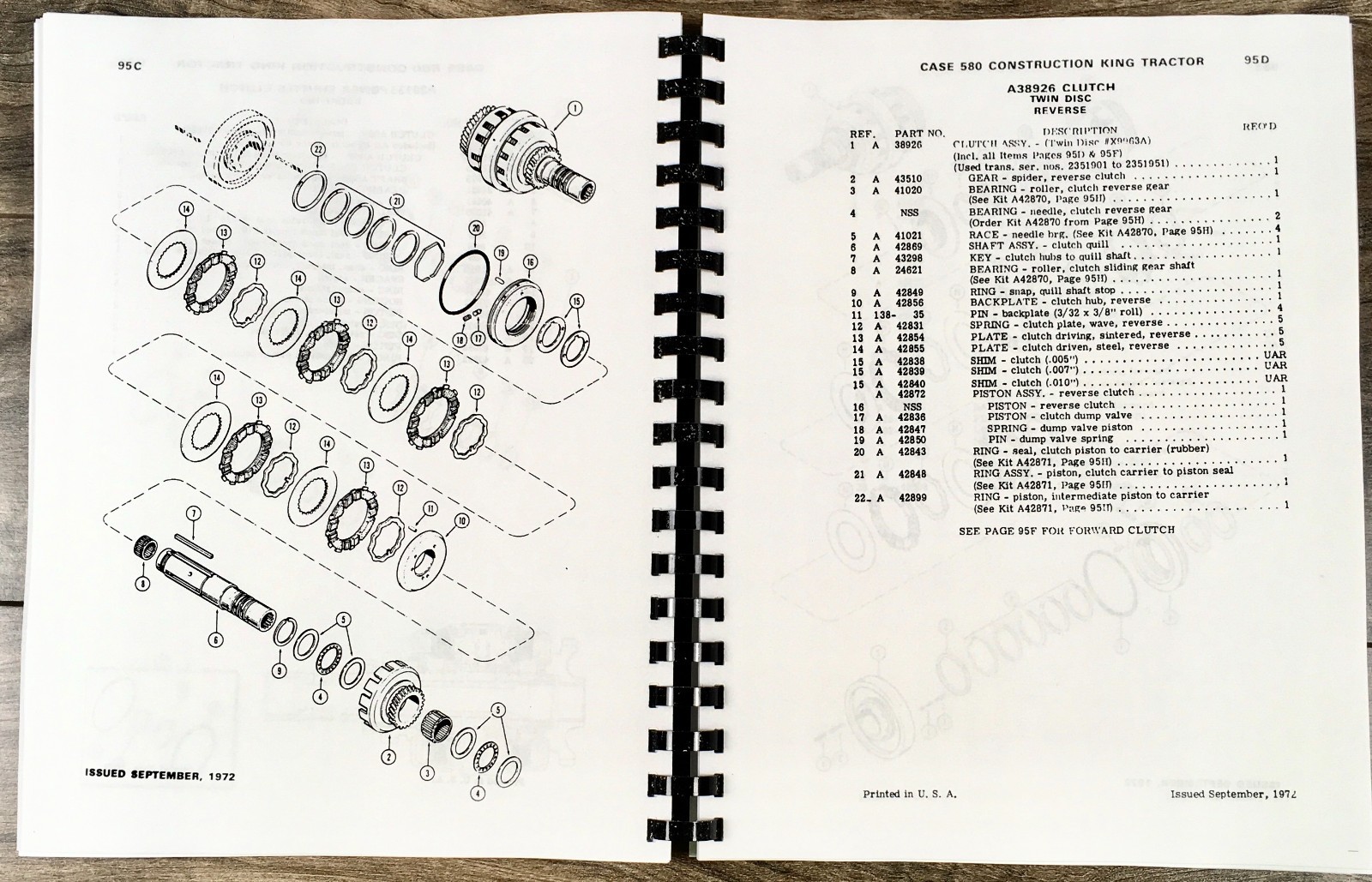 Case 580Ck 580 Ck Tractor For Loader Backhoe Parts Manual Catalog - Image 5