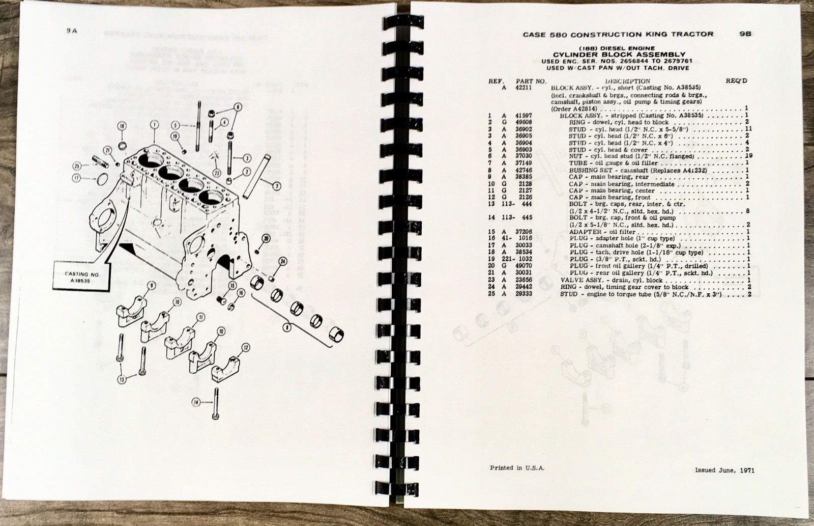 Case 580Ck 580 Ck Tractor For Loader Backhoe Parts Manual Catalog - Image 7