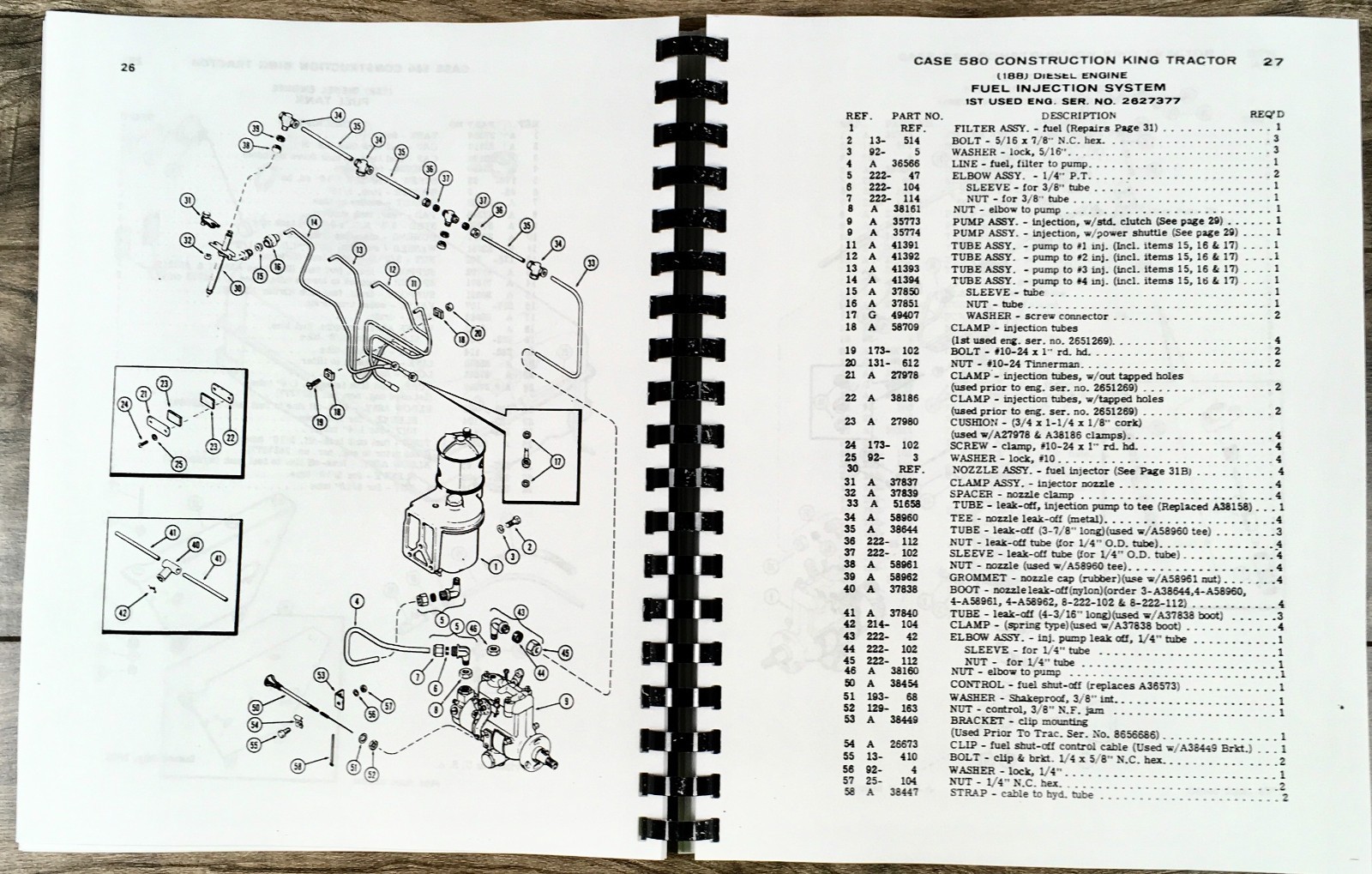 Case 580Ck 580 Ck Tractor For Loader Backhoe Parts Manual Catalog - Image 8