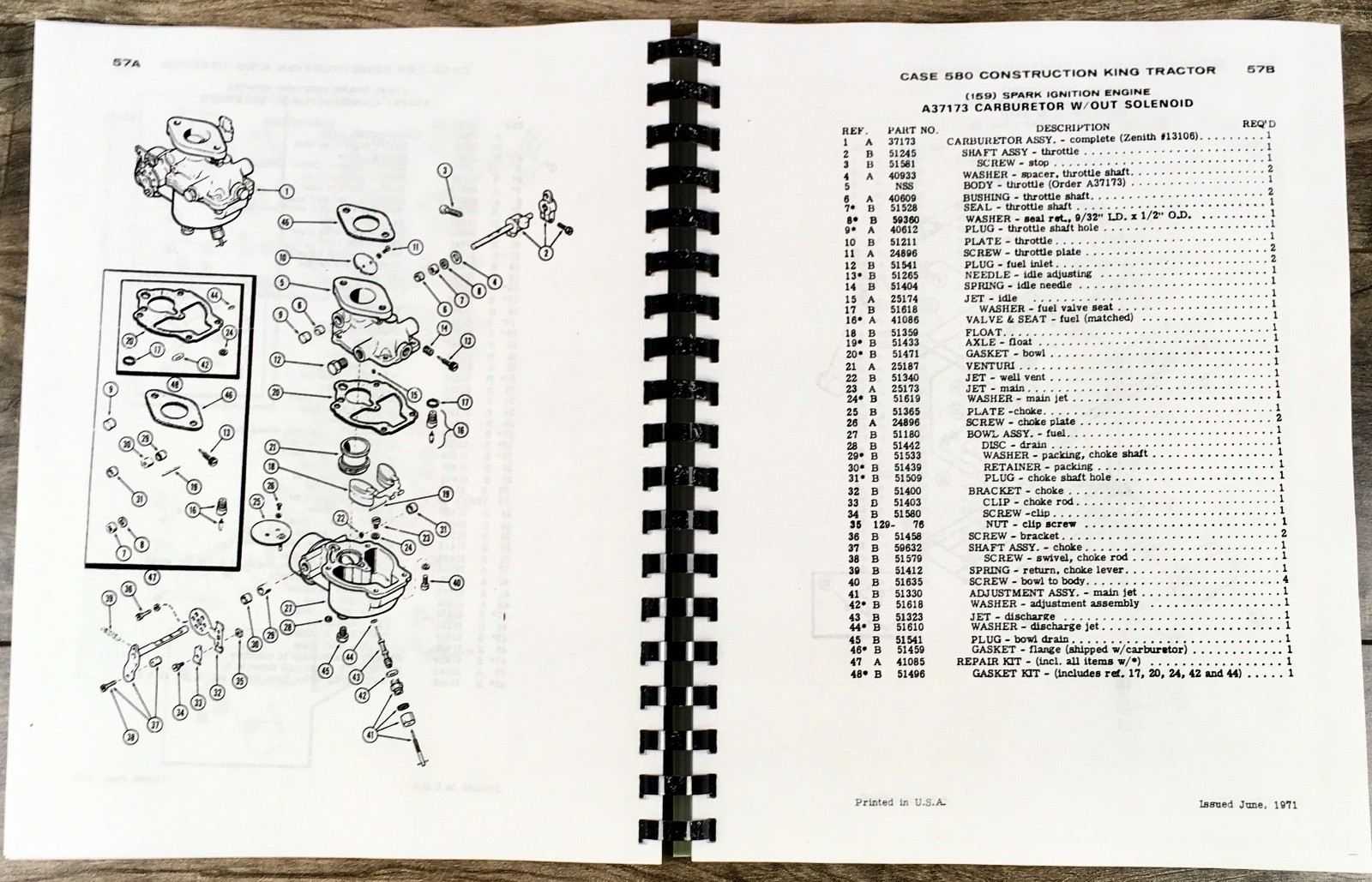 Case 580Ck 580 Ck Tractor For Loader Backhoe Parts Manual Catalog - Image 9